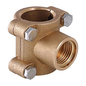 Обойма-тройник ремонтный 3/4" х 1/2" х 3/4" с манжетой EPDM VALTEC