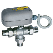 Кран сгон ННН 3/4" ZonaFAR 3-ход L с сервоприводом 220V 8 сек с ручной разблокировкой