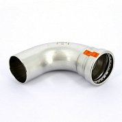 Угол-вставка пресс 64 нержавеющая сталь Sanpress Inox VIEGA Диаметр - 64 мм.