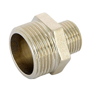 Ниппель редукция 1" x 1/2" (НР) никель UNI-FITT