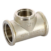 Тройник редукция (ВР) 3/4" x 1/2" x 3/4" никель UNI-FITT