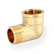Угол резьбовой 1/2" ВН, латунь UNI-FITT OPTIMAL (611G2201)