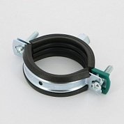 Хомут для труб Walraven KSB2 М8/М10 2" ( ⌀ 50-56 мм) шумопоглощающий, EPDM, быстрый замок