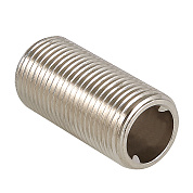 Ниппель резьбовой (НР) 1/2" под сгонный ключ, латунь-никель VALTEC (VTr.651.N.0004)