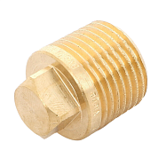 Заглушка резьбовая (НР) 3/4" с квадратом, бронза VIEGA (266639)