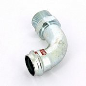 Угол пресс-Н 28x1" оцинкованная сталь Prestabo VIEGA Диаметр - 18 мм.