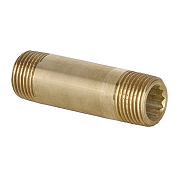 Ниппель резьбовой 1/2" x 180 мм НР удлиненный латунь CONEX BANNINGER