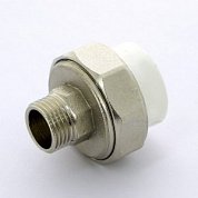 Муфта разборная 32 х 1"1/4 (НР) PRO AQUA полипропиленовая PP-R