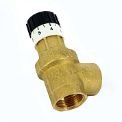 Перепускной клапан угловой BB WATTS USV 3/4" 0,06-0,36 bar. Без накидной гайки