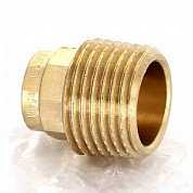 Муфта переходная 12 x 1/2" VIEGA пайка НР бронза Муфта