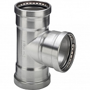 Тройник пресс 108x89x108 нержавеющая сталь Sanpress Inox VIEGA Диаметр - 108 мм.