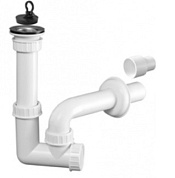 Сифон для умывальника с нерж. решеткой	1"1/2х40мм D=65мм M0464 MIANO