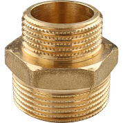 Ниппель резьбовой НР 2" x 1"1/2 латунь TIEMME