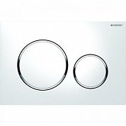 Кнопка смыва Geberit Sigma20 белый хром 115.882.KJ.1