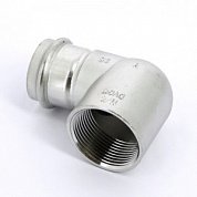 Угол пресс-В компактный 35x1"1/4 нержавеющая сталь Sanpress Inox VIEGA Диаметр - 35 мм.