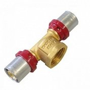 Тройник (ВР) 32 x 1/2" x 32 под пресс для МП труб TIEMME