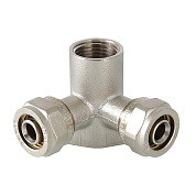 Водорозетка  обжимная проходная 16х1/2" VALTEC