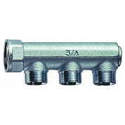 Коллектор концевой FAR 3/4" с 3 отвод. 36мм, М24х19