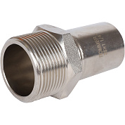 Вставка переходная под пресс 35 x 1"1/4 (НР) из нержавеющей стали ROMMER