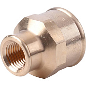Муфта резьбовая (ВР) 1/2" x 1/4" бронза VIEGA (318031)