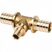 Тройник переходной 25 x 16 x 25 аксиальный для труб PE-X STOUT