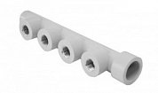 Коллектор 32 мм 4 х 1/2" мм ПП (PP-R100) (ВР) под пайку серый HEISSKRAFT
