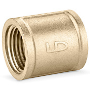 Муфта латунная 1/2" с внутренней резьбой (ВР) LD Pride