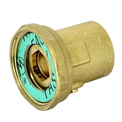Соединение редукция 1"1/2 x 1" (ВР) с шаровым краном и накидной гайкой UNI-FITT