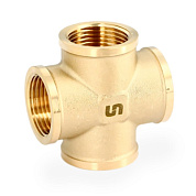 Крестовина (ВР) 3/4", латунь UNI-FITT OPTIMAL (619G3001)